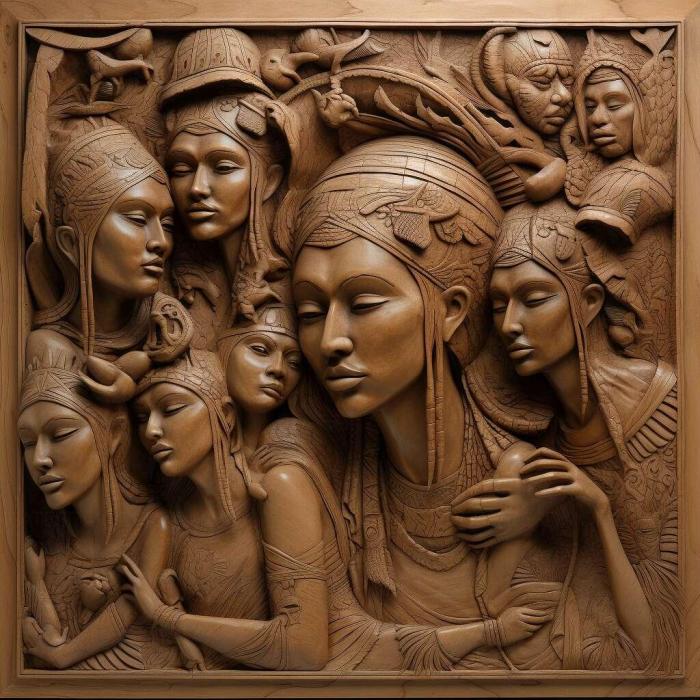 نموذج ثلاثي الأبعاد لآلة CNC 3D Art 